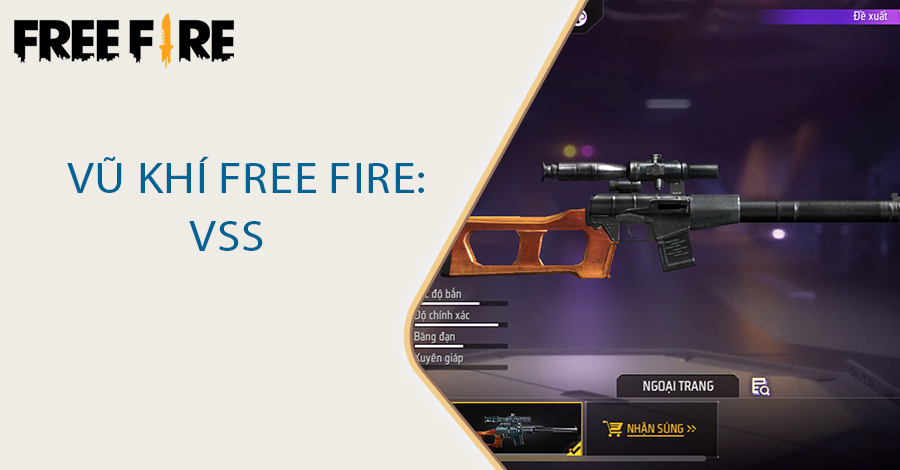 Vũ khí Free Fire: VSS