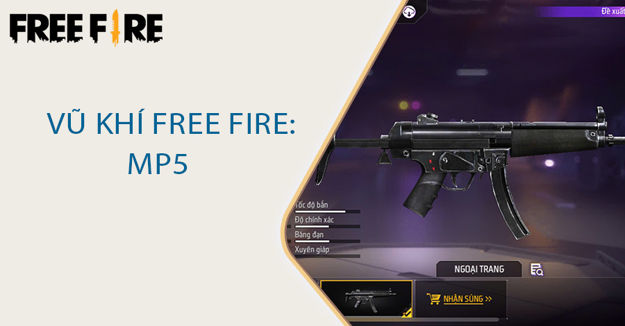 Vũ khí Free Fire: MP5
