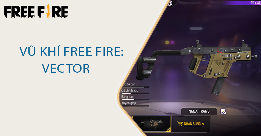 Vũ khí Free Fire: Vector
