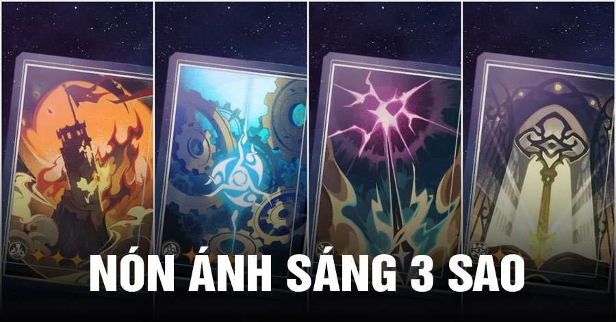 Danh Sách Nón Ánh Sáng 3 Sao Honkai Star Rail
