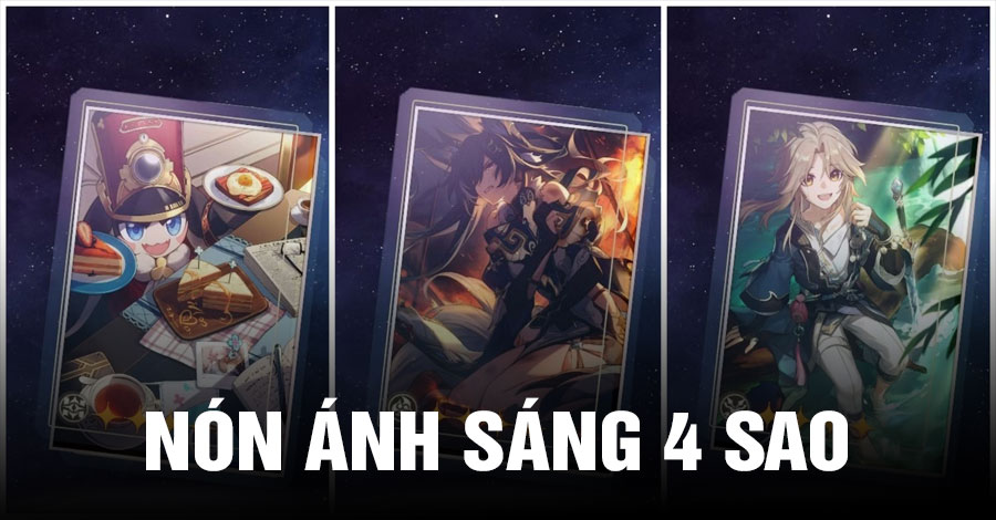Danh Sách Nón Ánh Sáng 4 Sao Honkai Star Rail
